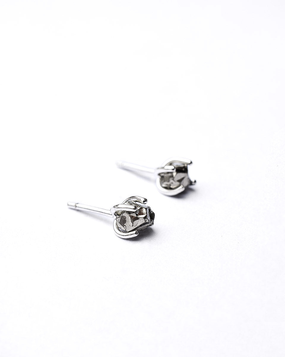 Aretes Raw pirita spark - Gallery 1