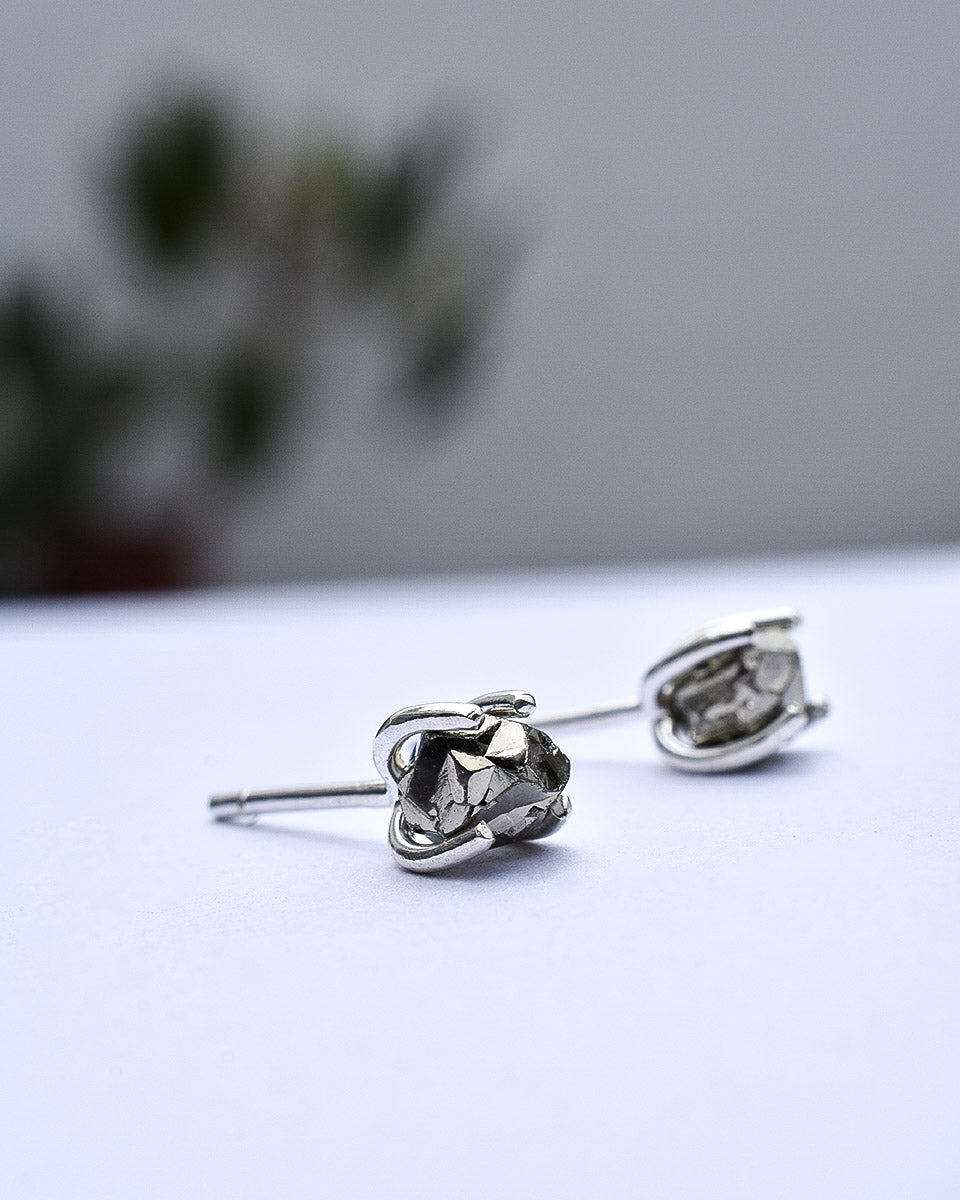 Aretes Raw pirita spark - Gallery 2